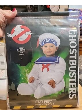 Ghostbusters Infant Stay Puft Marshmallow Man Costume Unisex 3-6 Mo #3085 #4047